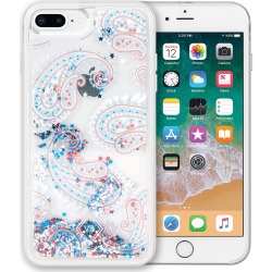 Vera Bradley Glitter Flurry Case for iPhone 7+/8+, Navy