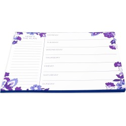 Vera Bradley Weekly To Do List Pad, Purple