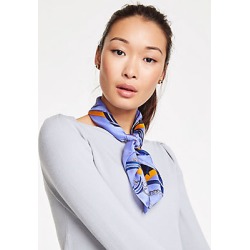 Ann Taylor Ribbon Chain Silk Little Scarf Ann Taylor Ribbon Chain Silk Little Scarf