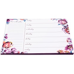 Vera Bradley Weekly To Do List Pad, Pink