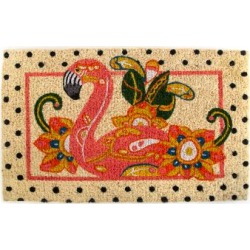 MacKenzie-Childs Flamingo Entrance Mat