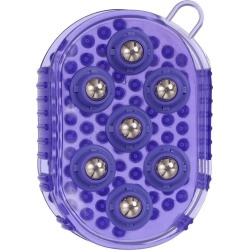 Tough-1 Rubber Jelly Massage Mitt Purple