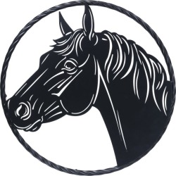 Horse Head Motif for Bench