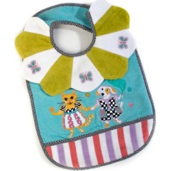 MacKenzie-Childs Toddler's Bib - Bow Wow Meow