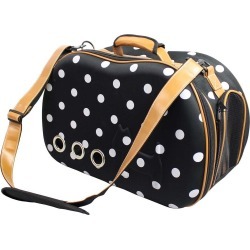 Pet Life Fashion Dotted Venta-Shell Pet Carrier
