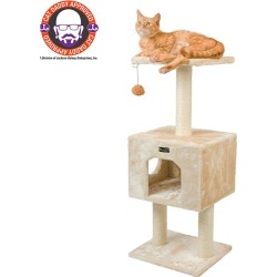 Armarkat Classic Real Wood Cat Tree 42in Beige
