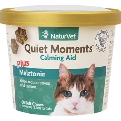 NaturVet Quiet Moments Cat Calming Aid Soft Chew