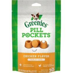 GREENIES DOG PILL POCKETS Tablets Peanut Butter