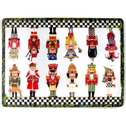MacKenzie-Childs Nutcracker Brigade Cork Back Placemats - Set of 4