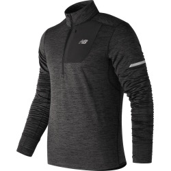 New Balance Men's Heat Quarter Zip Grey