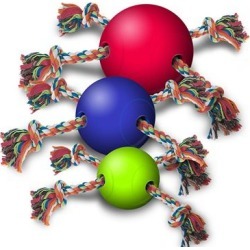 Tuggy Ball Soft Flex Dog Toy 6.5in
