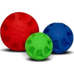 Swirl Ball Soft Flex Dog Toy 7in