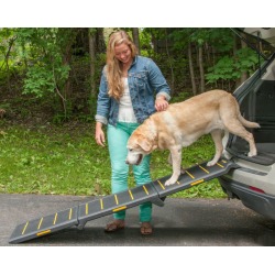 Pet Gear Extra-Wide Tri-Fold Reflective Pet Ramp