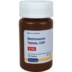 Methimazole 5 mg 1 Tablet