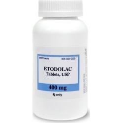 Etodolac 400mg Tablets 100 Tablets