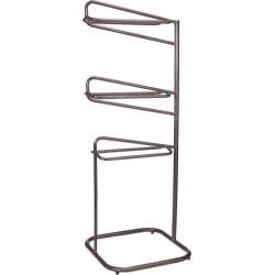 3 Tier Saddle Rack Hammered Finish Bronze