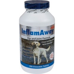 InflamAway Plus Hip and Joint Dog Supplement 200ct