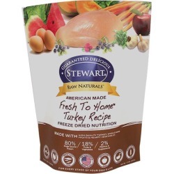 Stewart Raw Naturals Freeze Dried Food 12oz Turkey