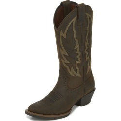 Justin Ladies Stampede Rosella Choc Boots 95C