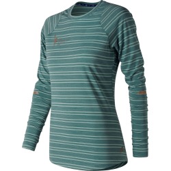 New Balance Women's 2018 NYC Marathon Seasonless Long Sleeve Blue