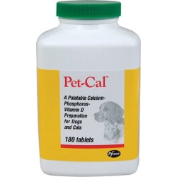 Pet-Cal Supplement for Dogs and Cats 60 Count