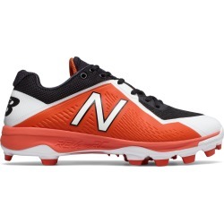 New Balance Low-Cut 4040v4 TPU Baseball Cleat Mens Shoes Orange with Black