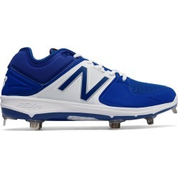 New Balance Low-Cut 3000v3 Metal Baseball Cleat Mens Shoes Blue with White