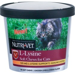 Nutri Vet L-Lysine Soft Chews for Cats