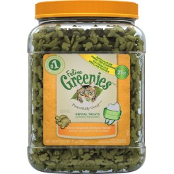FELINE GREENIES Dental Treat 21oz Chicken