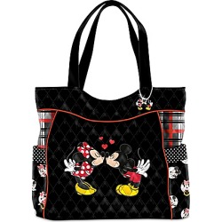 Disney Mickey Mouse and Minnie Mouse Women's Quilted Tote Bag: Bradford Exchange found on Bargain Bro Philippines from Bradford Exchange for $99.95