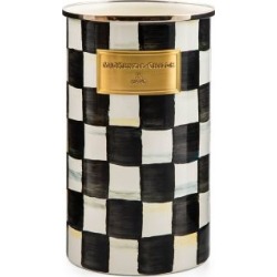 MacKenzie-Childs Courtly Check Enamel Utensil Holder