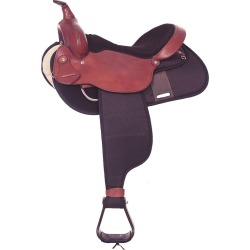 Fabtron Cordura Square Trail Saddle 15 Brown