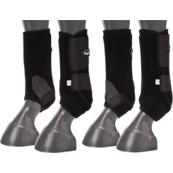 Tough-1 Vented Sport Boots 4-Pack Draft Black