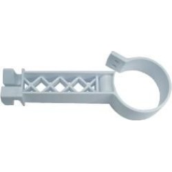 Field Guardian Pipe Clamp Insulator 12pk Black