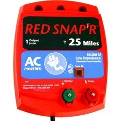 Red Snap'r 25 Mile AC Low Impedance Fence Charger