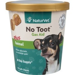 NaturVet No Toot Gas Aid Soft Chew