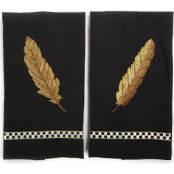 MacKenzie-Childs Feather Guest Towels - Set of 2