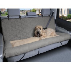 Solvit Car Cuddler Bench Seat Cover Dog Bed Tan