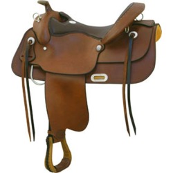 Billy Cook Saddlery Draft Trail Saddle 17In Pecan
