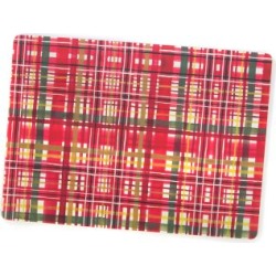 MacKenzie-Childs Festive Tartan Cork Back Placemats - Set of 4