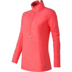 New Balance Impact Half Zip Womens Pink