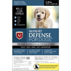 Nutri-Vet K9 Defense Flea/Tick 3-Month Over 66lb