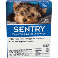 Sentry Flea Tick Control For Dogs - 3 Months Over
