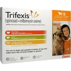 Trifexis Chewable Tablets for Dogs 20-40lbs 1 Mont