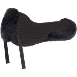 Shires High Wither Fleece Half Pad Black