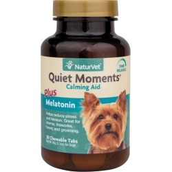NaturVet Quiet Moments Calming Aid Chew Tabs 30 ct