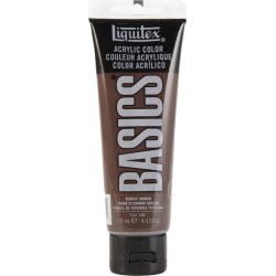 Burnt Umber - Liquitex Basics Acrylic Paint 4oz