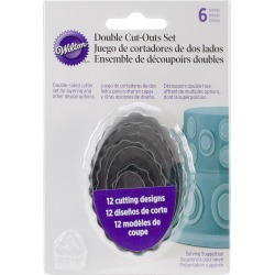 Oval - Fondant Double Cutters 6pc Set