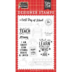 First Day of School Stamp Set - I Love School - Echo Park found on Bargain Bro Philippines from A Cherry On Top Crafts for $12.99