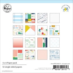 Office Hours 6 x 6 Paper Pad - Pinkfresh